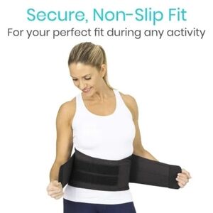 Lumbar Support Back Brace, M or 2XL